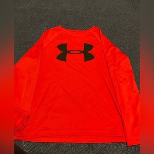 Red Under Armour Dri-Fit Long Sleeve